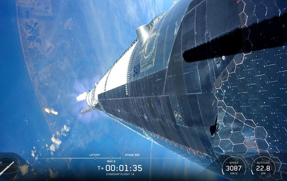 SpaceX's Starship rocket reaches orbit for the first time | TechCrunch